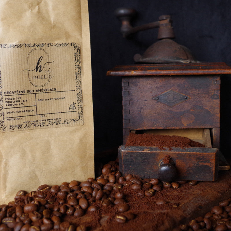 Photo Café Explorateur – Blend 100 % Arabica – Notes gourmandes de frangipane & cacao – Équitable