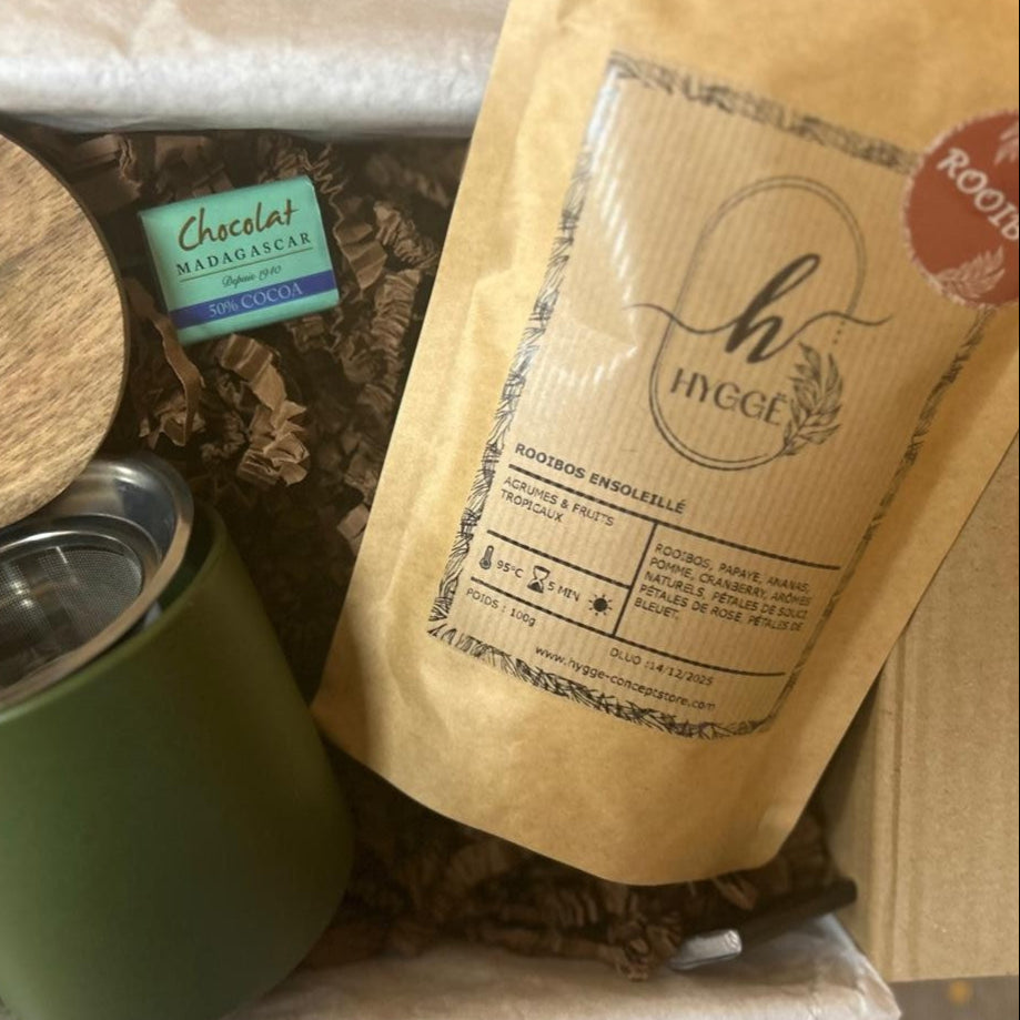 Rooibos ensoleillé 100 g sans théine du Coffret L’Évasion au Naturel.