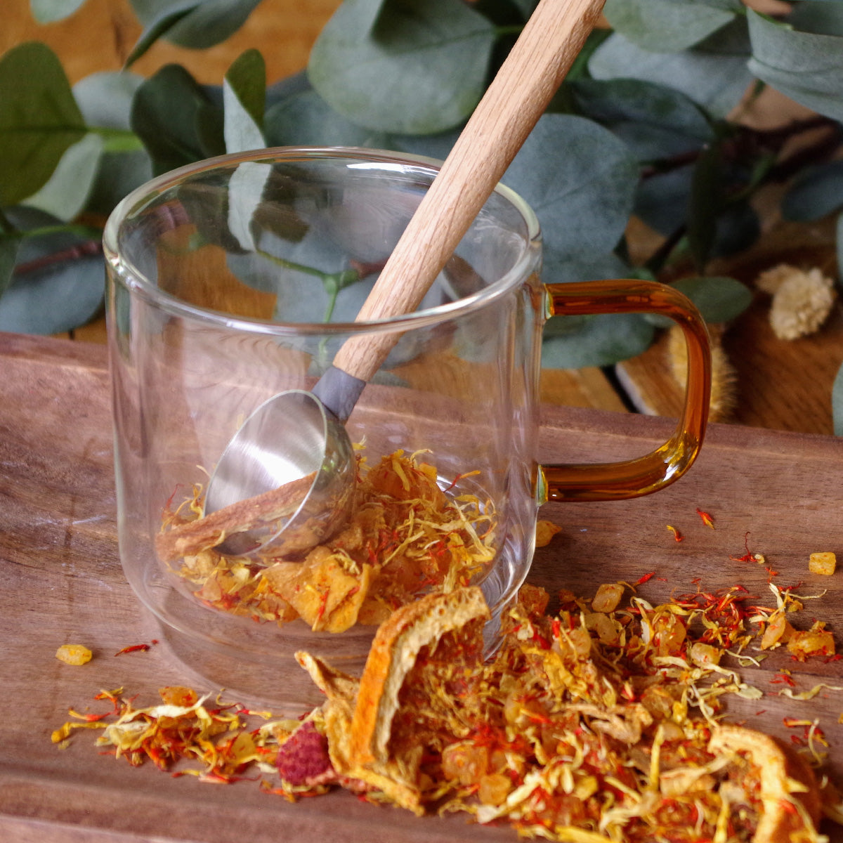 Tasse en Verre Double Paroi 320 ml – Vialli Design “AMBRE” | Élégance & Confort