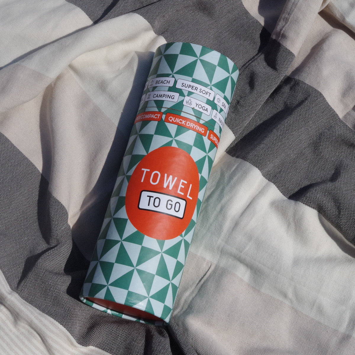 hygge conceptstore fouta serviette boheme 100% coton beige-gris