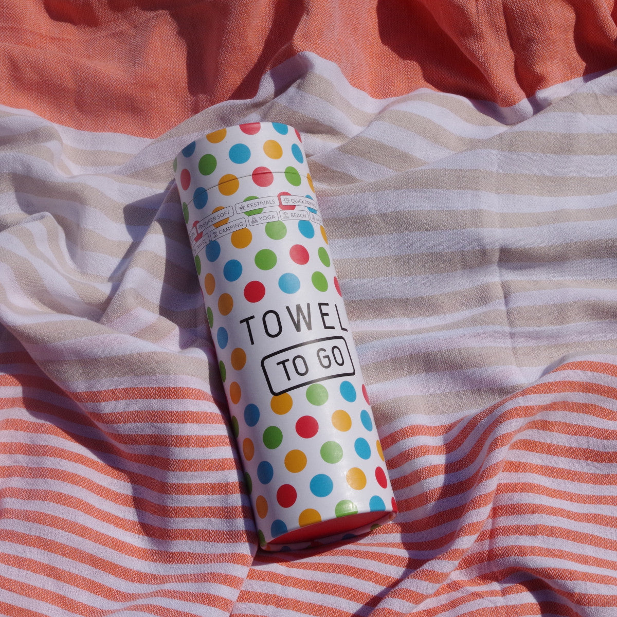 hygge conceptstore fouta serviette bohème 100% coton orange beige