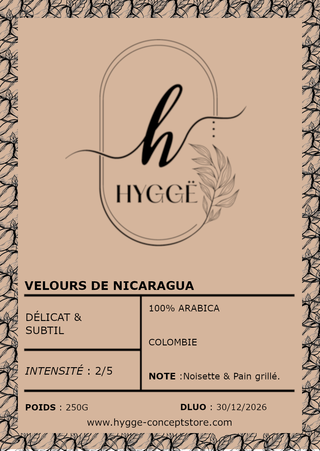 Café de spécialité du Nicaragua – Maragogype Dipilto – velouté unique