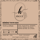 infusion thym citron, infusion bien-être bio, boisson cocooning, Hygge Concept Store, infusion naturelle