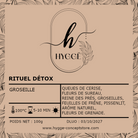 Infusion Rituel Détox – groseille & plantes drainantes – infusion naturelle bien-être et légèreté Hygge Concept Store
