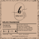 Thé vert Délice Framboisé – thé gourmand à la framboise – infusion Hygge Concept Store