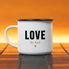 Mug cadeau message amour en céramique