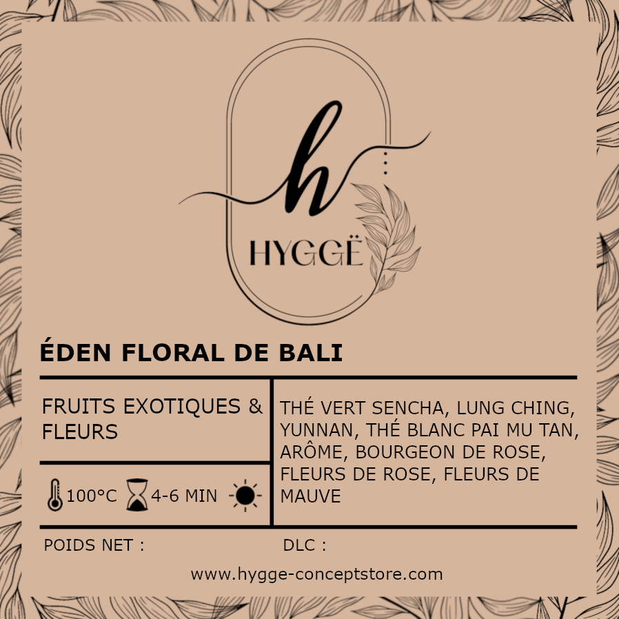 Thé Blanc Éden Floral De Bali 
