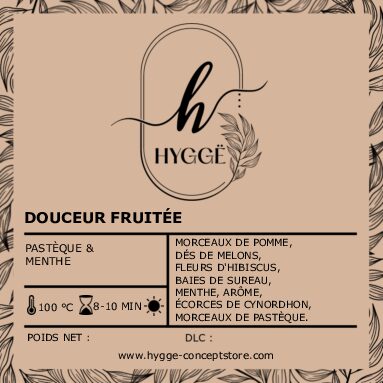 Photo de l’infusion -Fraîcheur Pastèque  – Infusion hydratante à la pastèque et menthe.