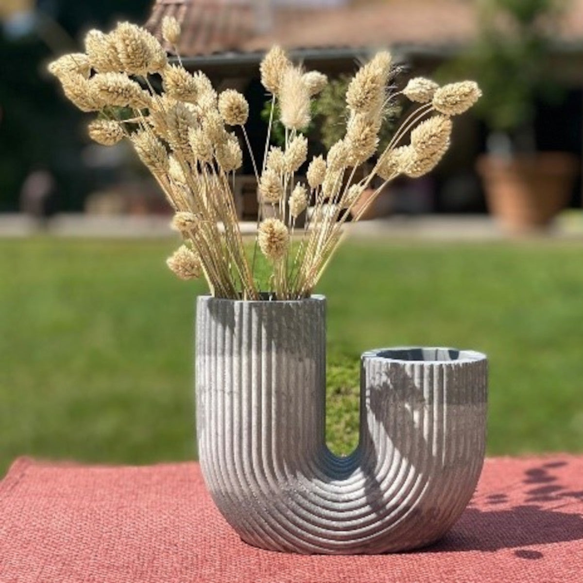 hygge conceptstore vase fleurs séchées jesmonite