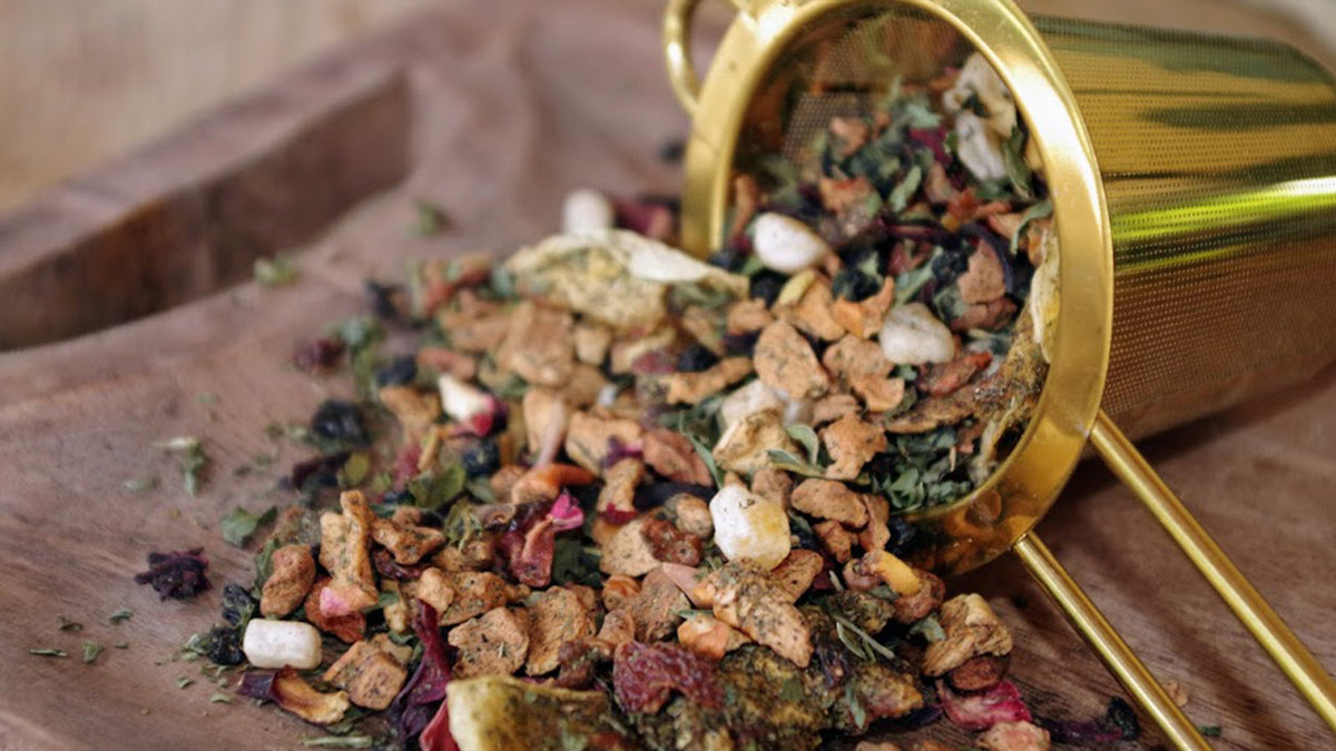Photo de l’infusion -Fraîcheur Pastèque  – Infusion hydratante à la pastèque et menthe.