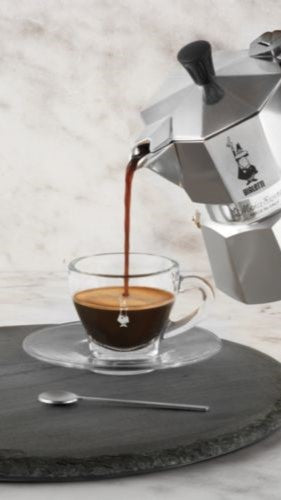 Cafetière italienne Bialetti Moka Express Silver 6 tasses - HYGGË Concept Store
